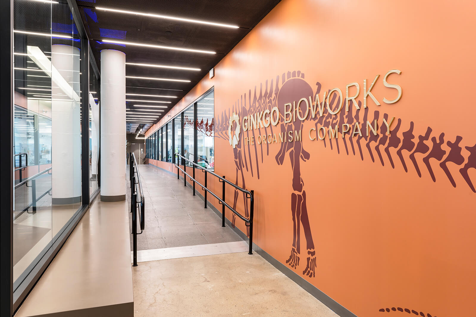 design build services firm for ginko bioworks